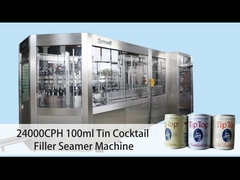 Einfaches Operations-Juice Can Filling Line Machine-Getränkeautomatische Aluminiumdosen-Füllmaschine