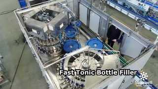 12000BPH 2 Oz Glasflasche Tonic Getränke Fülllinie