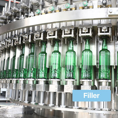 3-in-1 Monoblock Glass Bottle Beer Rinser Filler Capper for Craft Brewery & Large Beer Production Line