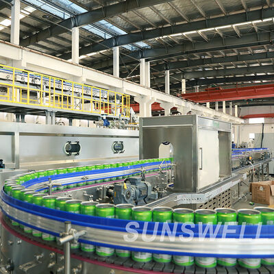 High Speed 18000CPH 200ml Soda Can CSD Canning Filling Line