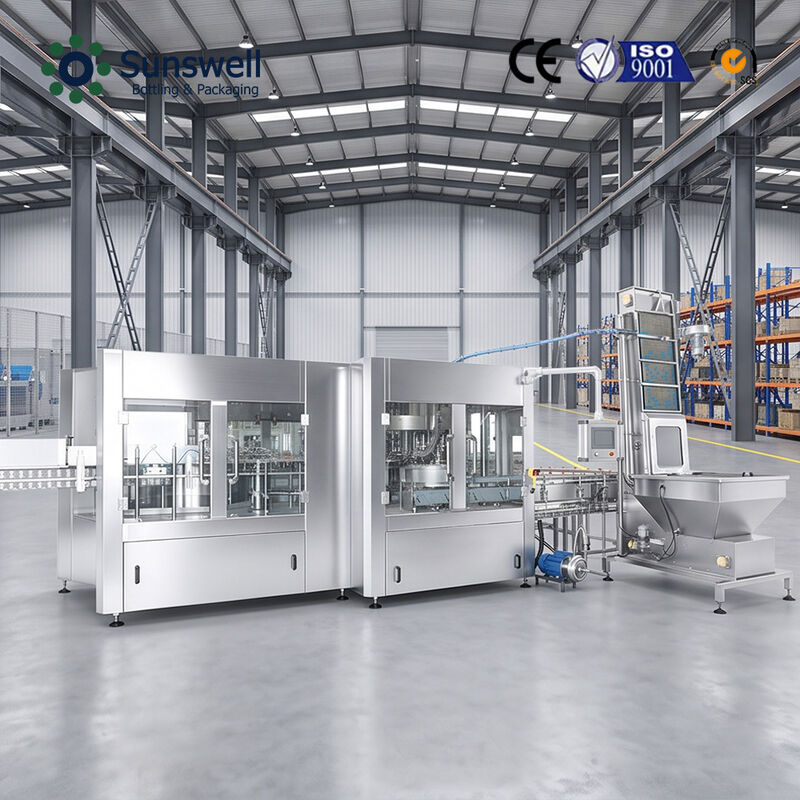 24000BPH 500ml PET Bottle Water Filling Line Turnkey Bottling Plant Machinery