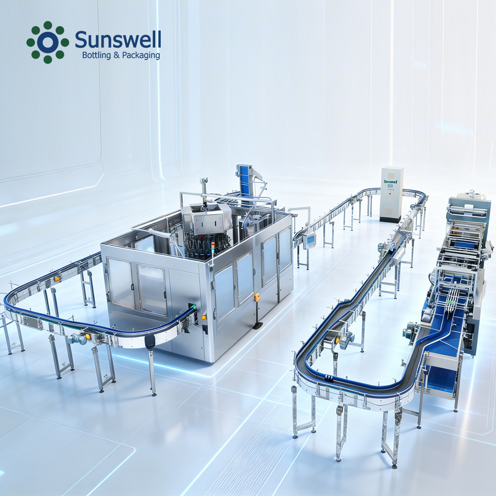 Automatic Liquid Pure Mineral Water Fruit Juice Carbonated Soft Drink Processing Bottling Machine Glass Bottle Tonic Filling Machine